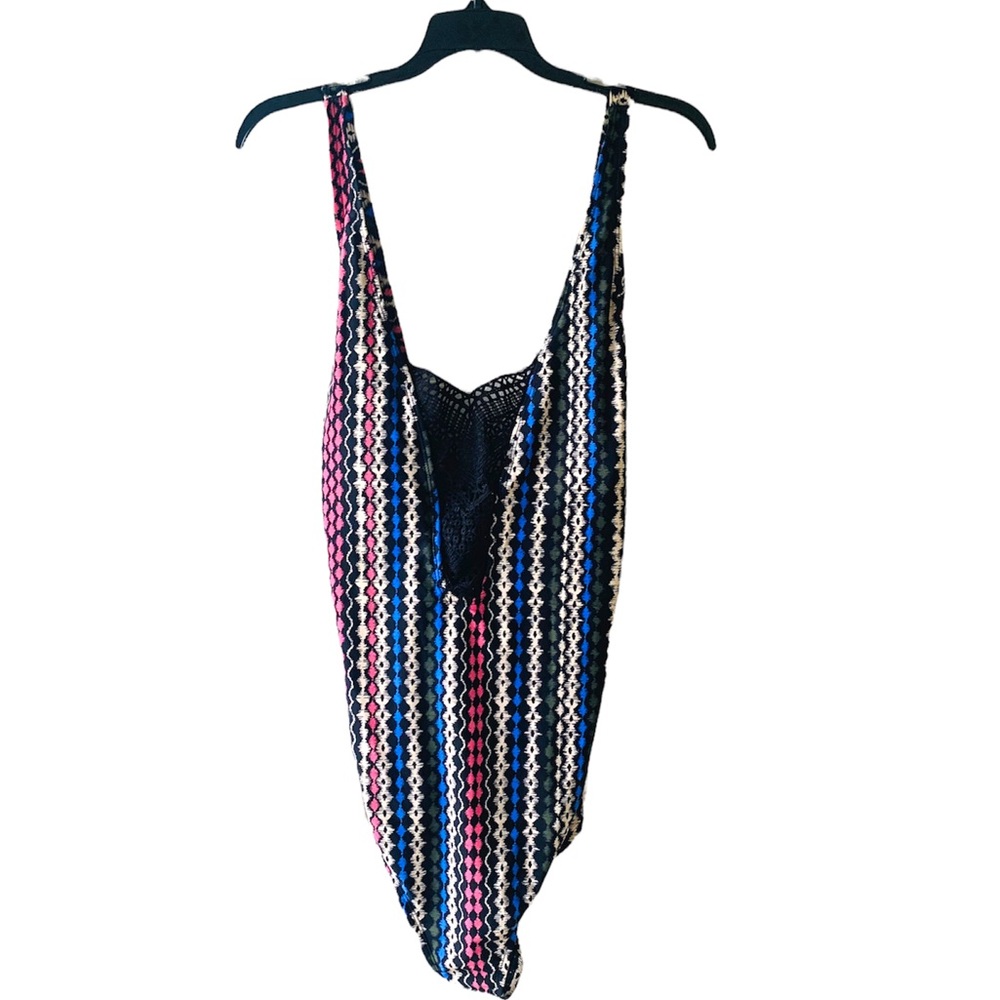 ☀️Sale🔥 Time and Tru One Piece Ikat Multicolor Swimsuit